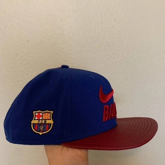 Barcelona FCB Soccer Nike Snap Back Hat - Picture 3 of 5
